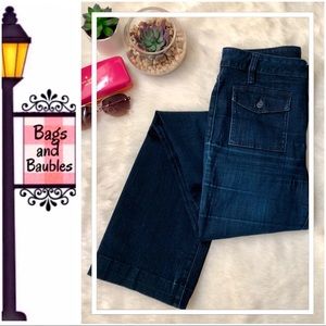 TORY BURCH Dark Denim Jeans, Sz 28